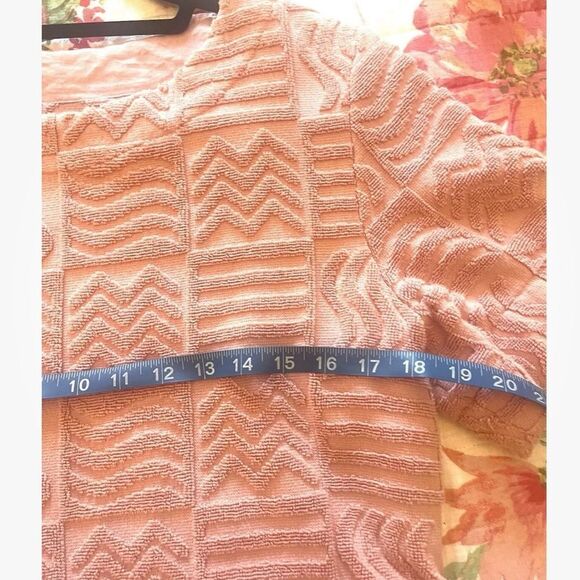 Lucy Folk Terry Mauve Mini Dress with belt - Picture 9 of 11